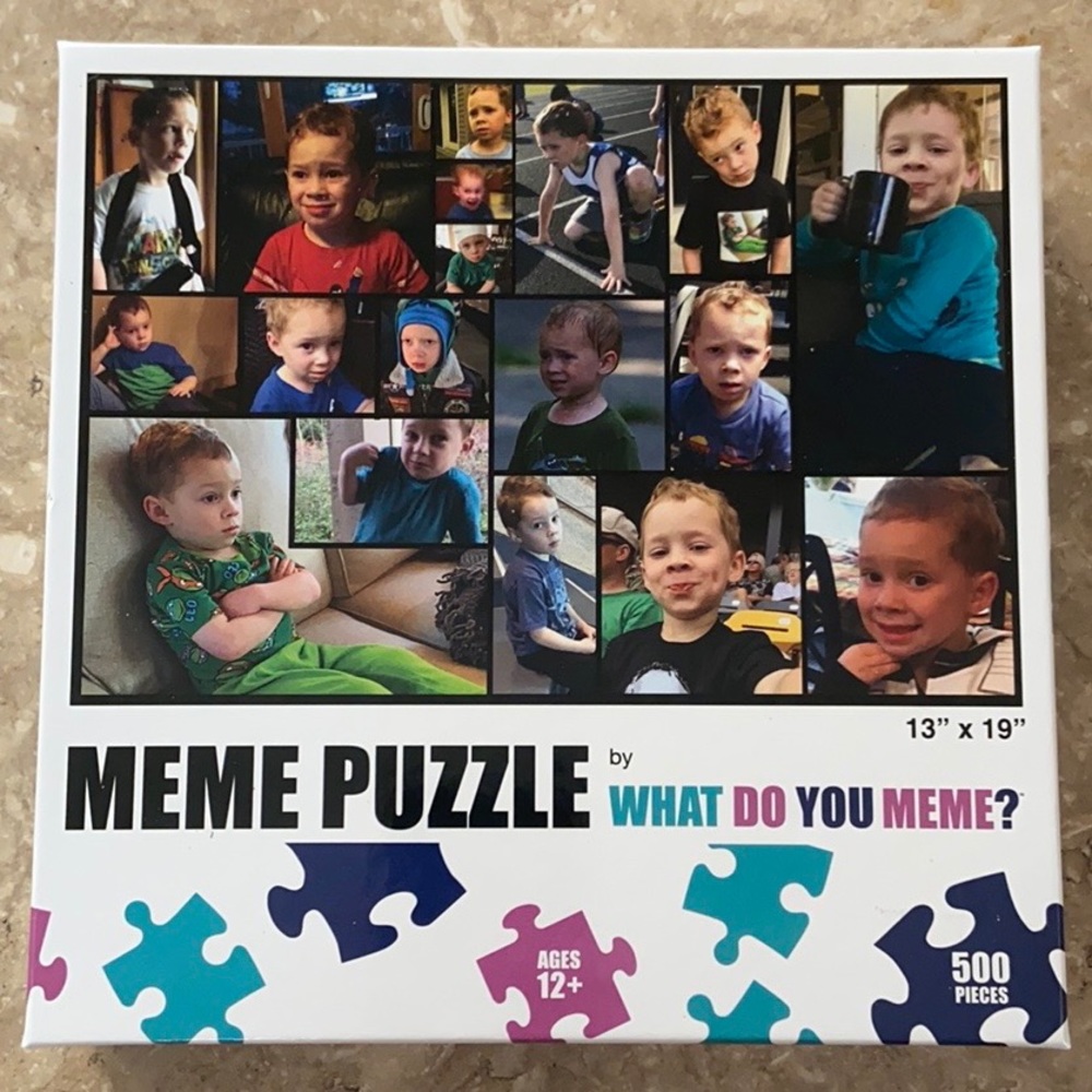 NWT Meme Puzzle - what do you meme -Gavin- SEALED
